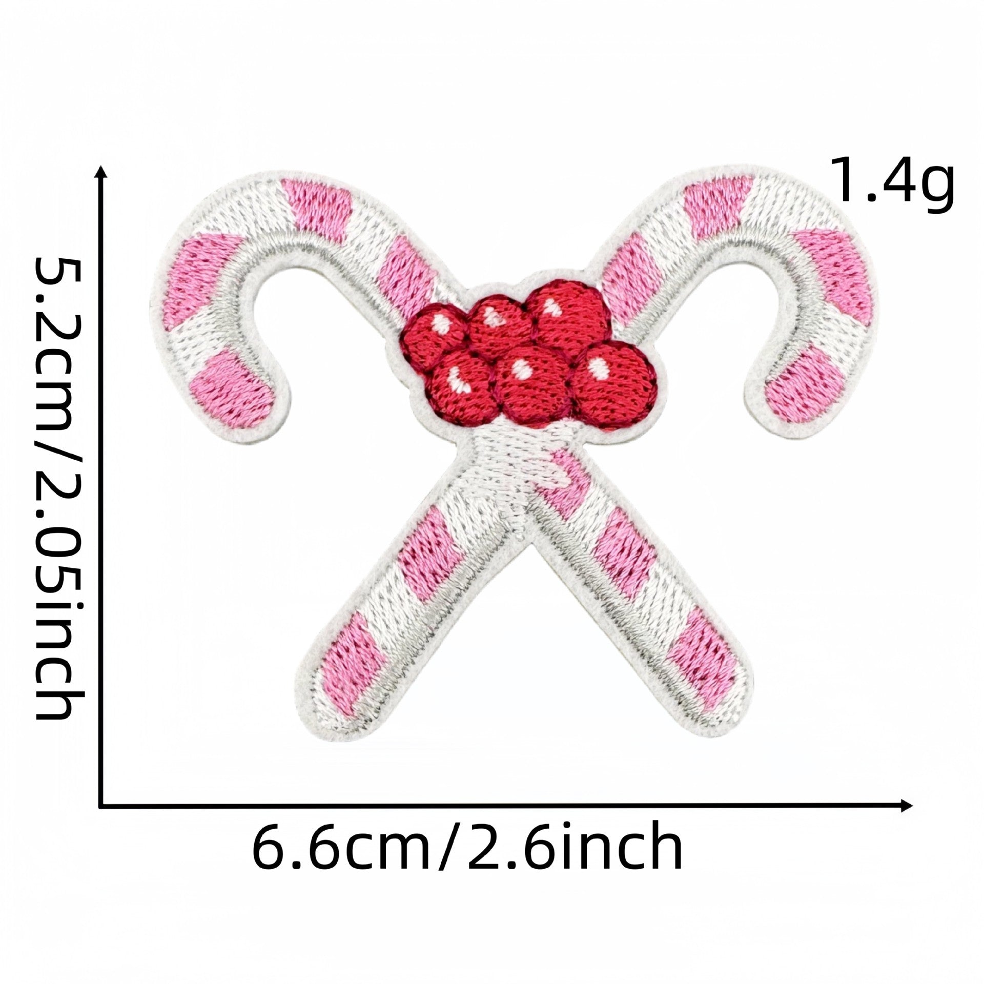 Wholesale Embroidered label cute pink series badge patch clothing accessories DIY handbook embroidery patch